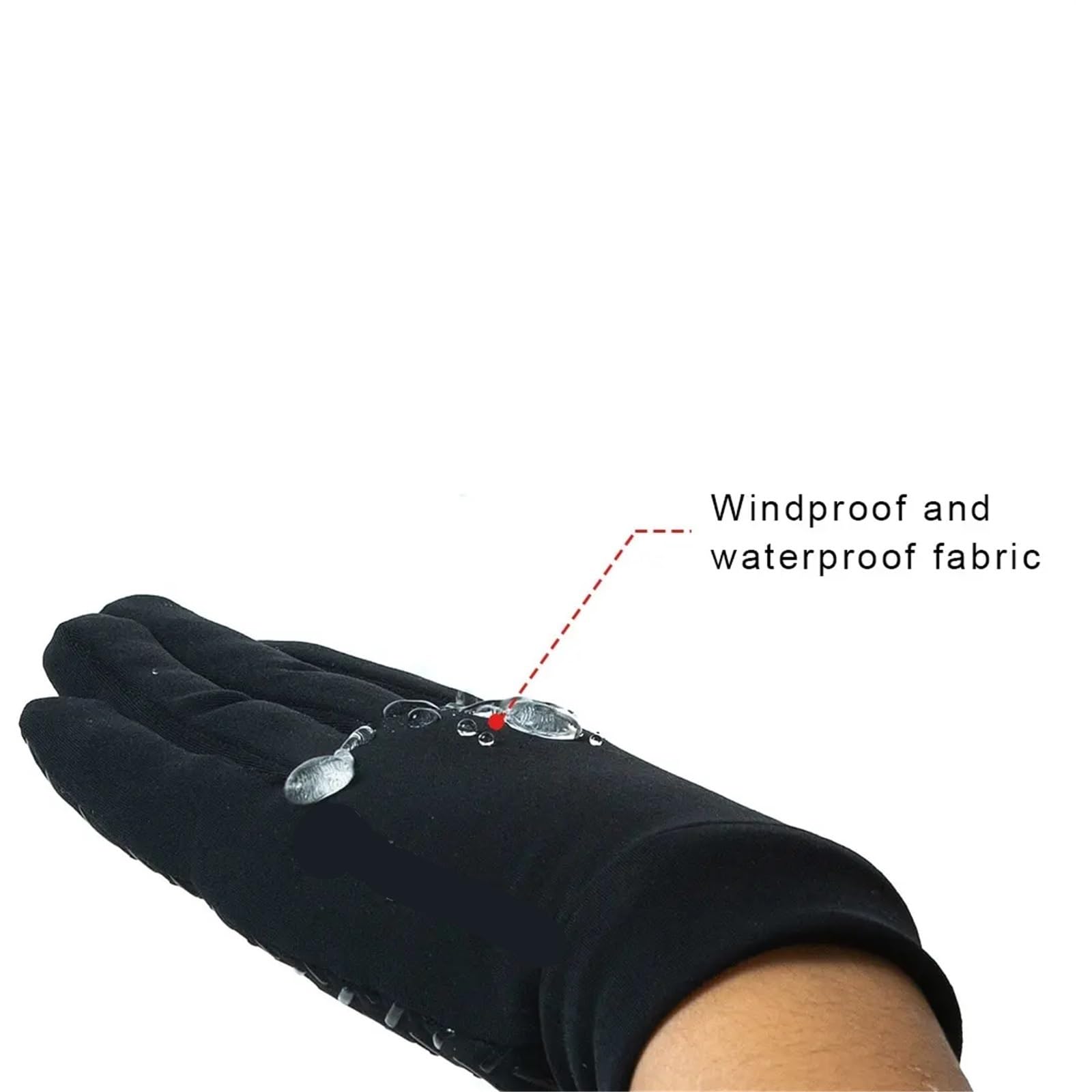 Gants de cyclisme d'hiver for hommes et femmes, rembourrés, résistants à l'eau, coupe-vent, chauds, antidérapants Pour Escalade