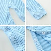 Bibimom Infant Boy Clothes 0-3 Months Baby Boy Clothes Blue Romper Newborn — image 5