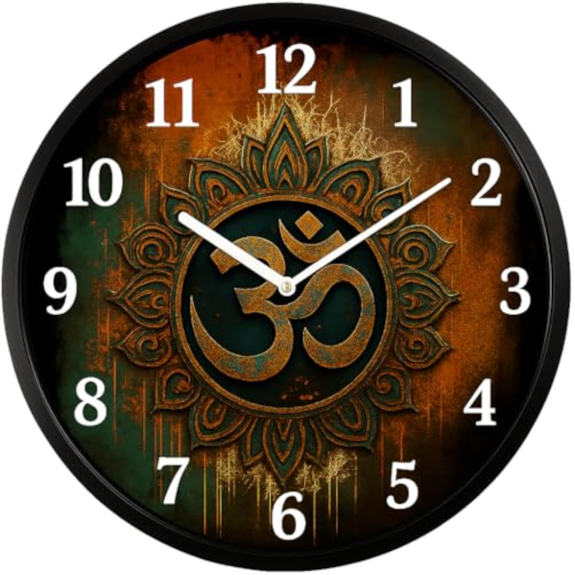 Om Wall Clock, Decorative Home Accessory