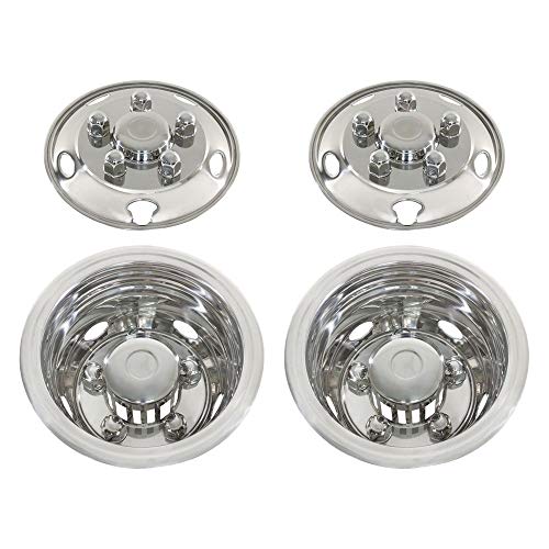 United Pacific 20102 Wheel Cover, Set, 16