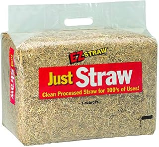 EZ-Straw Just Straw Clean Processed Straw – Multi Purpose - Small Bale