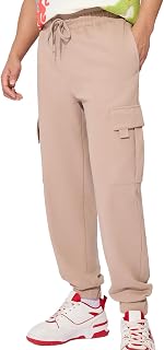 The Souled Store Solids: Men and Boys Drawstringed Cotton Blend Slim Fit Cargo Everday Wear Casual Sporty Joggers Price In India