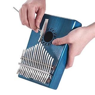 KOCAN Portable 17 clé Kalimba Mbira Poche Pouce Piano en Bois Acajou Massif Instrument de Musique Cadeau pour Les… - Les Beatles, Paul McCartney, John Lennon, RIngo Starr, George Harrison KOCAN Portable 17 clé Kalimba Mbira Poche Pouce Piano en Bois Acajou Massif Instrument de Musique Cadeau pour Les… – Image 5