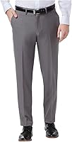 Haggar Men's Premium Comfort Slim Fit Dress Pants - 4-Way Stretch, Flex Waistband, Moisture Wicking & Sustainable