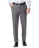 Men's Premium Comfort Dress Slim Fit Flat Front Pant