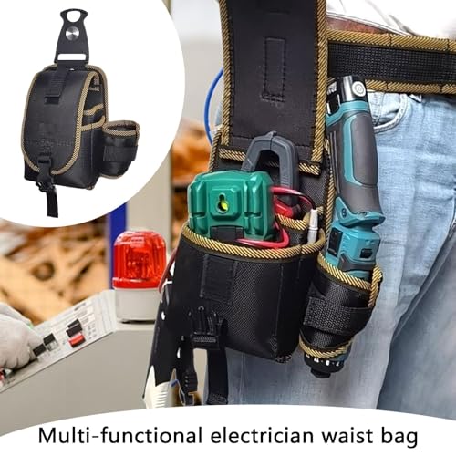 Sac à outils de taille étanche pour électricien et chantiers de construction - 4