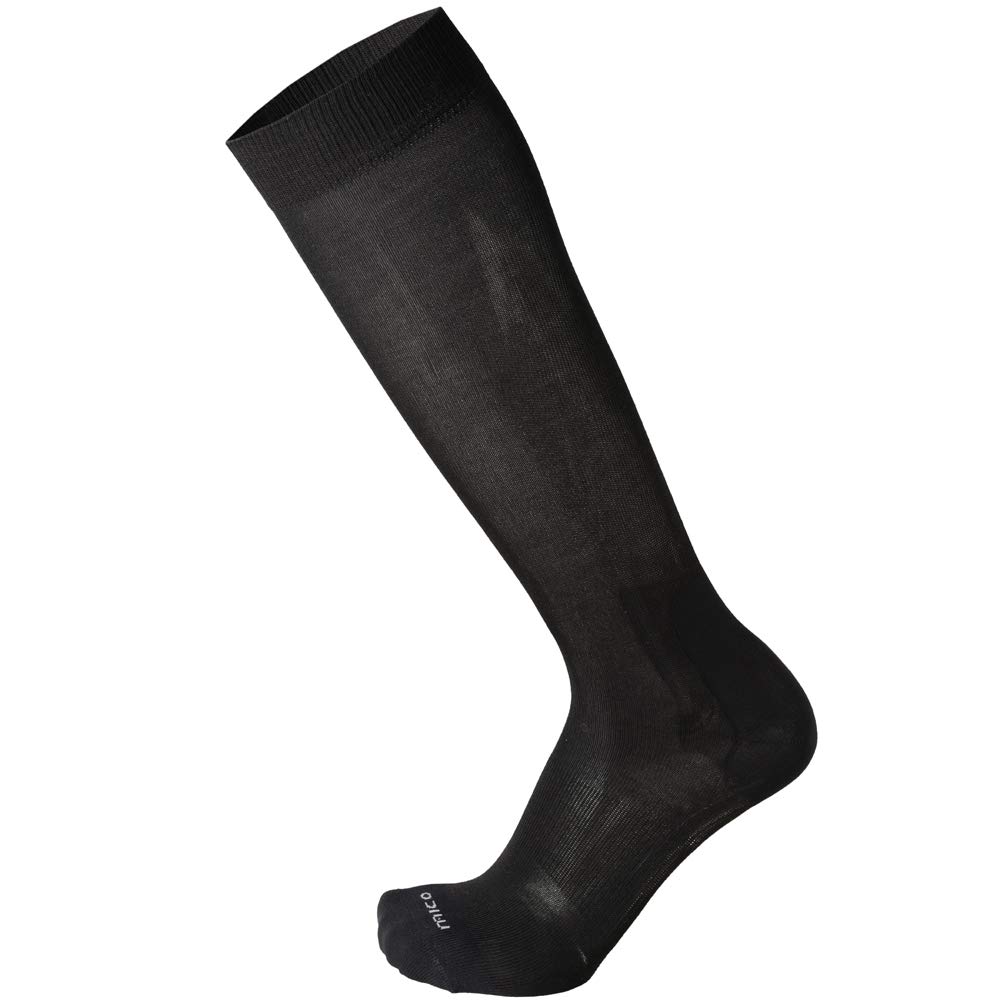 MICO CALCETINES DE ESQUI' SUPERTHERMO Light PRIMALOFT, en Tejido de Primaloft + Fibra LYCRA, 100% Made in Italy, Ultraligero, para Hombres y Mujeres Deportes, en Color Negro