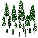 【Aplicaciones amplias】 Los árboles modelo se pueden usar no solo para modelos arquitectónicos, modelos de mesas de arena, modelos de árboles ferroviarios, sino también para modelos de juguetes, diagramas de escenas o decoración de paisajes, etc.