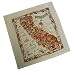The Red & White Kitchen Co. California Red State Souvenir Dish Towel,22 inch square