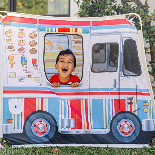 Melissa & Doug Food Truck Play Tent - Role Play Toy Food Truck Tent, Ice Cream Truck Tent For Kids Ages 3+ - Image 4
