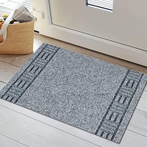 eXtreme Carpet Runner for Hallways, Kitchen, & Living Room | Sturdy, Washable, & Lightweight Custom Length Narrow Rug Runner | Non-Slip Rubber Backed 66cm Wide x 122cm Long Runner  Primavera Grey