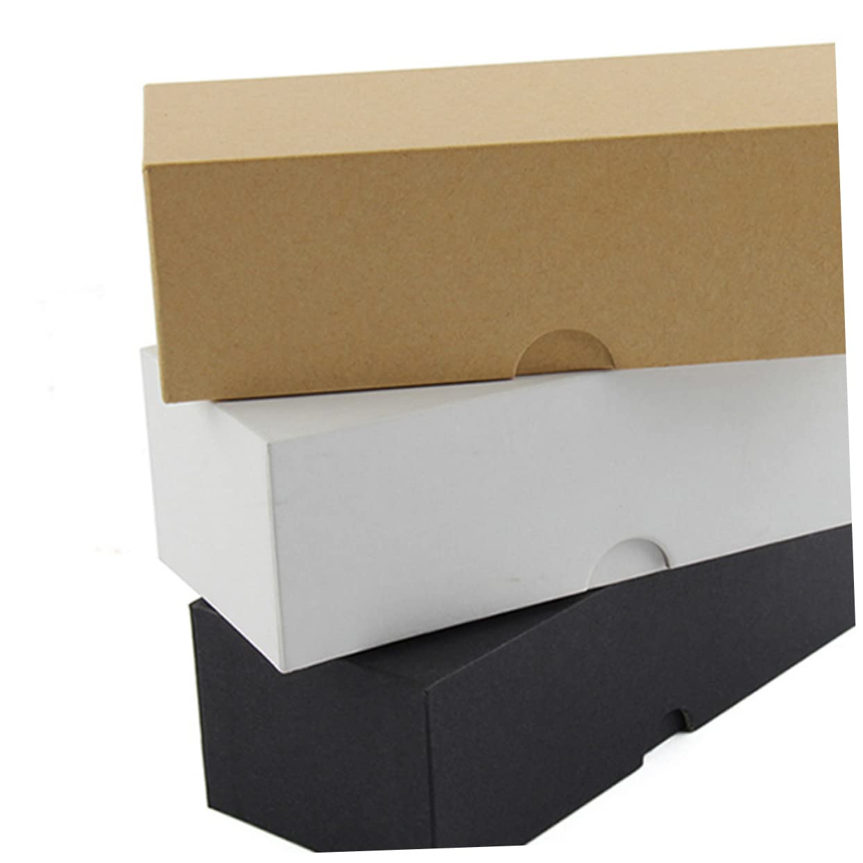 LIFKOME 5pezzi Custodia Per Occhiali Carta Kraft Bianco Scatola Portatile Per Sole e Ottica Organizer Pratico e Sicuro Per Viaggi Accessori Per Occhiali Design Semplice e Elegante