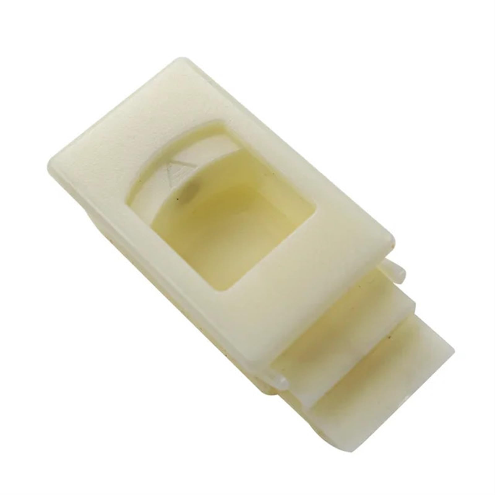Concealed Handle Simple Plastic Side Door Buckle Concealed Handle PA Buckle Box Buckle 1Pcs(Milky White)