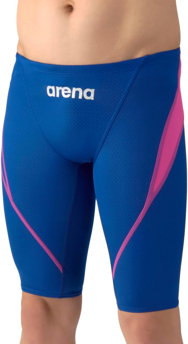 Arena AS6SRC27B Racing Swimsuit, for Racing, Boys, Juniors, Aqua Advanced, for Intermediate Swimming, Knit Material