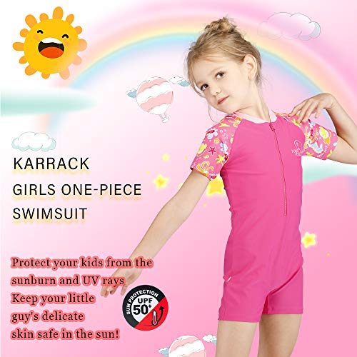 Karrack Girls One Piece Swimsuit Kid Swimsuit Girls Water Sport Swimsuit Upf 50+ Sun Protection Bathing Suits #TOP6