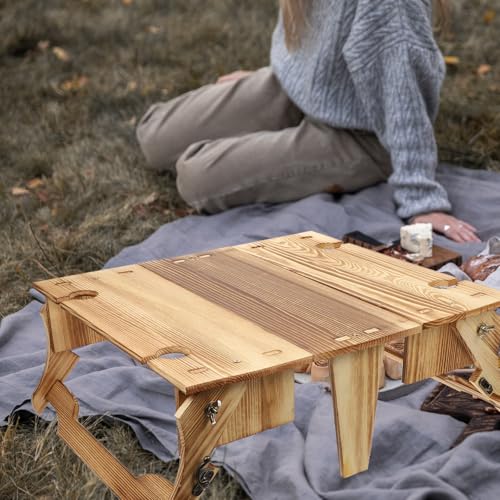 Table pliante bois compacte pour simplifier vos pique-niques - 8