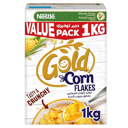 Nestle Gold Cornflakes Cereal 1kg White