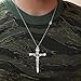 Gifts Catholic, Inc. Lot of 3 - Nail Crucifix 2 Inch Rosary Crucifix Military, Bikers