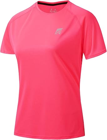 Short Sleeve Workout Tops for Women, UPF 50+ Athletic T-Shirts for Running Hiking, Breathable Quick-Dry Workout Tee