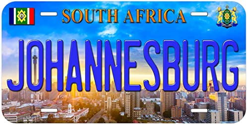 Johannesburg South Africa Novelty Car Auto License Plate