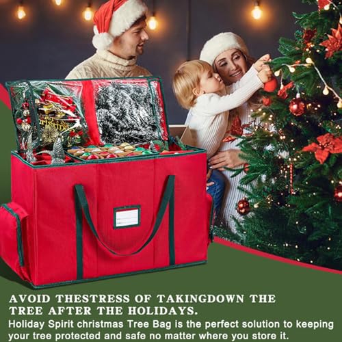 Sac de rangement Noël pour sapin et décorations étanche