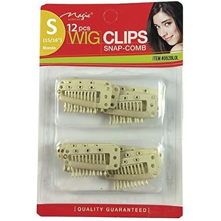 blonde wig clips