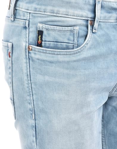 Image of Numero Uno Men's Light Wash Skinny Fit Sustainable Jeans