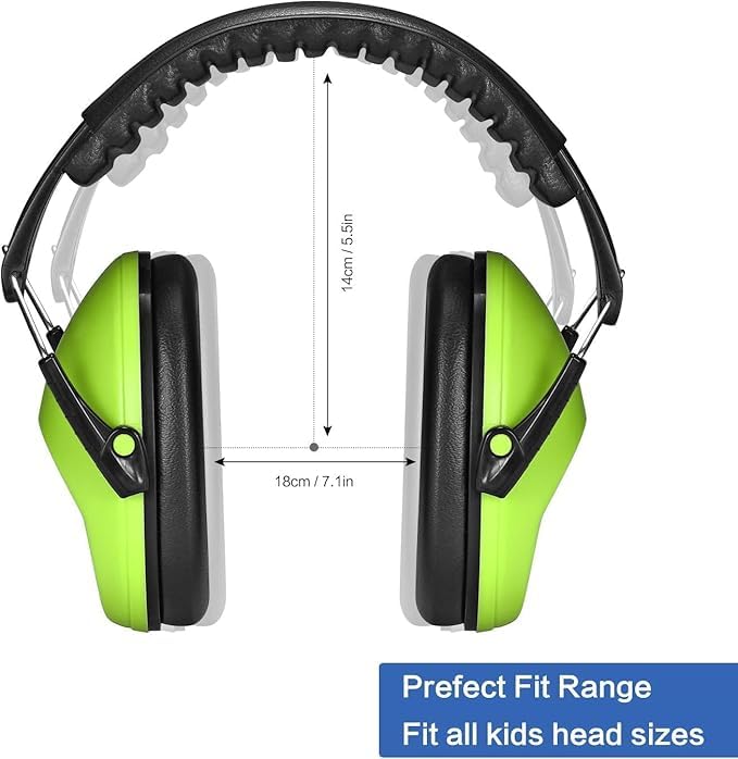 JITIFAZH Ear Defenders Children, SNR 26dB Noise Cancelling Headphones with adjustable Head Band - Image 3