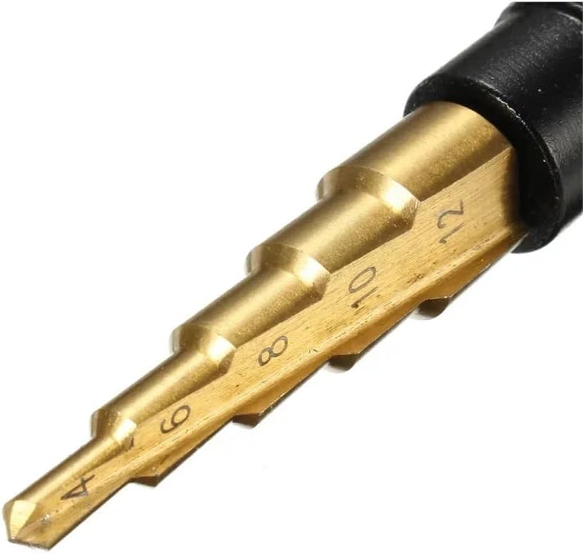 1pcs 4-12mm Multi-Level Reamer Titanium Steel Alloy Reaming Tool with Cap