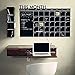 Produktbild Diy Monatsplan-Kalender-Tafel-entfernbare Wand-Aufkleber, die schwarzes Brett-kreatives Parede für Büros lernen, die Wand-Aufkleber lernen