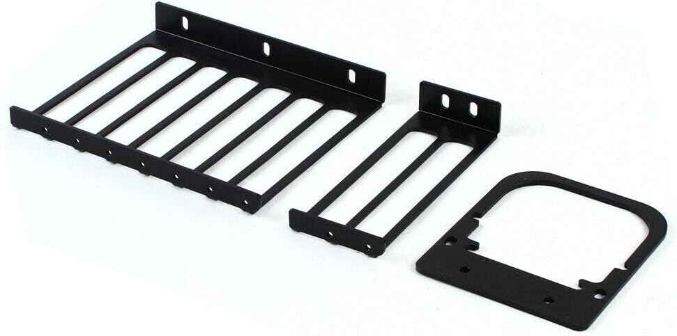 تفصيلي view of the motherboard tray and side panel assembly