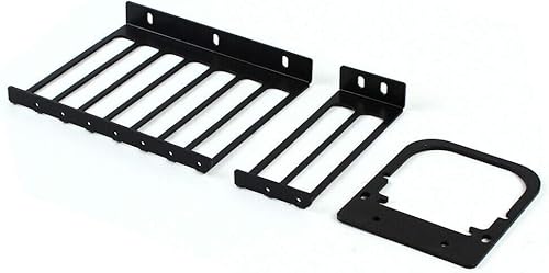 Miniatura 7 de Marco de la caja de la placa base de la PC, auto-ensamblaje abierto de metal desnudo aire refrigeración por agua soporte chassic banco de pruebas