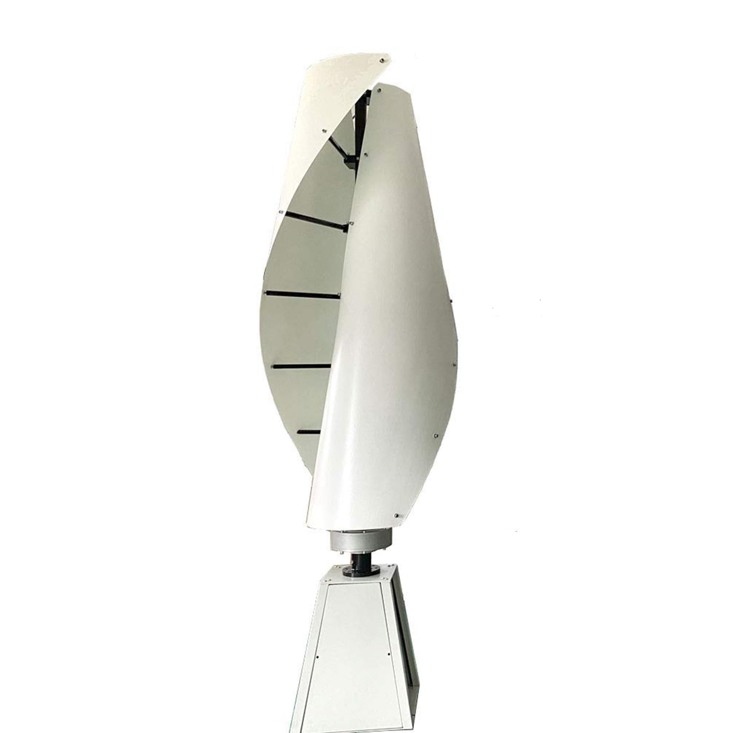 3000W 48V 96V 120V 220V Vertikale Windkraftanlage, Maglev Windgenerator, Darrieus-Savonius Hybrid-Turbine, 2M Rotorblätter,Komplette Windturbinen-Set (120, Volt)