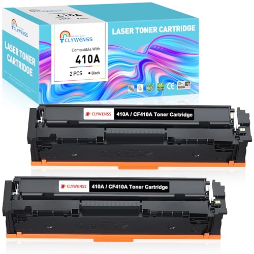 Cartouche toner noir CF410A de rechange pour HP Color LaserJet Pro M477 et M452