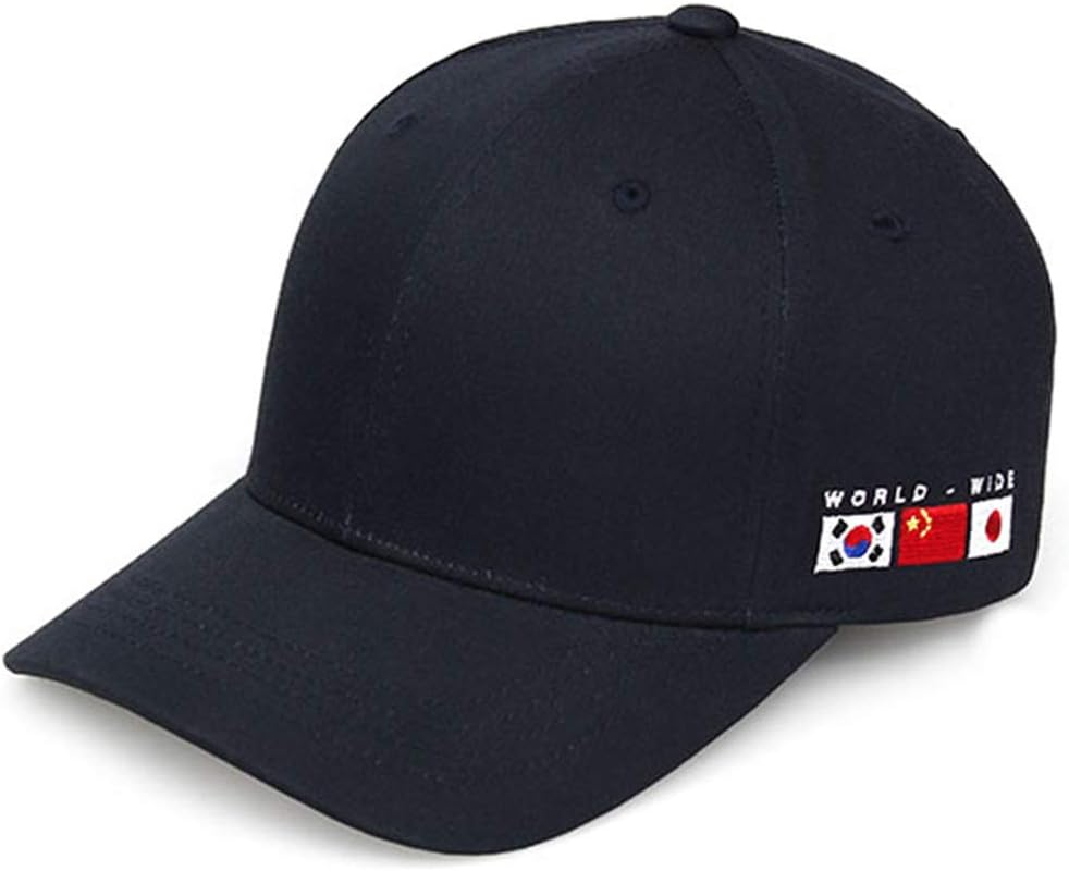 UNDERCONTROL Adjustable Curved Visor Baseball Dad Cap for Unisex Headwear World Wide Pack Hard Top