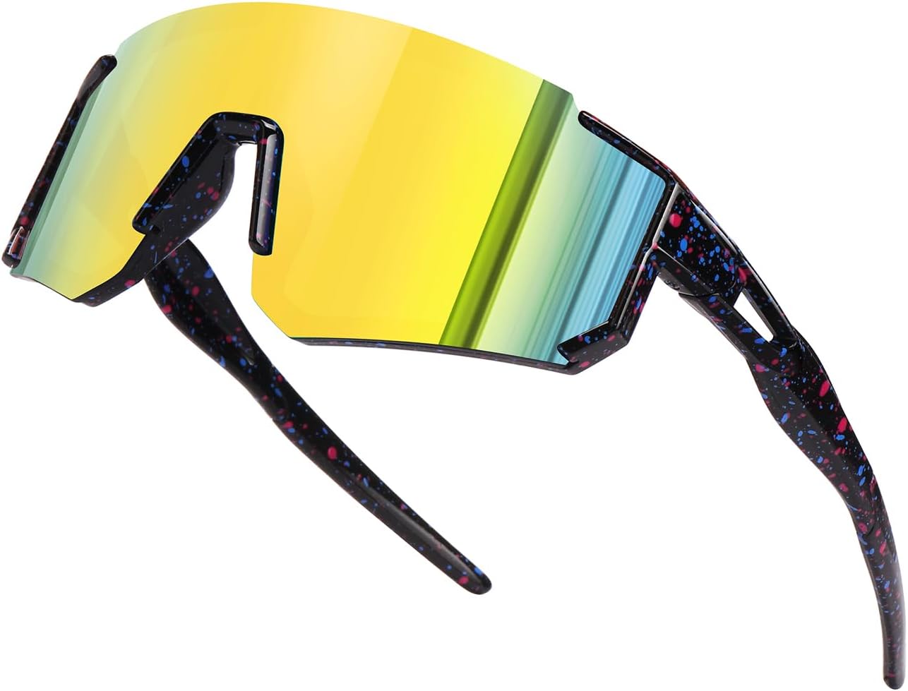 SEKKAF Kids Sunglasses Youth Baseball Sunglasses for Boys Girls Softball Sports Sun Glasses UV Protection