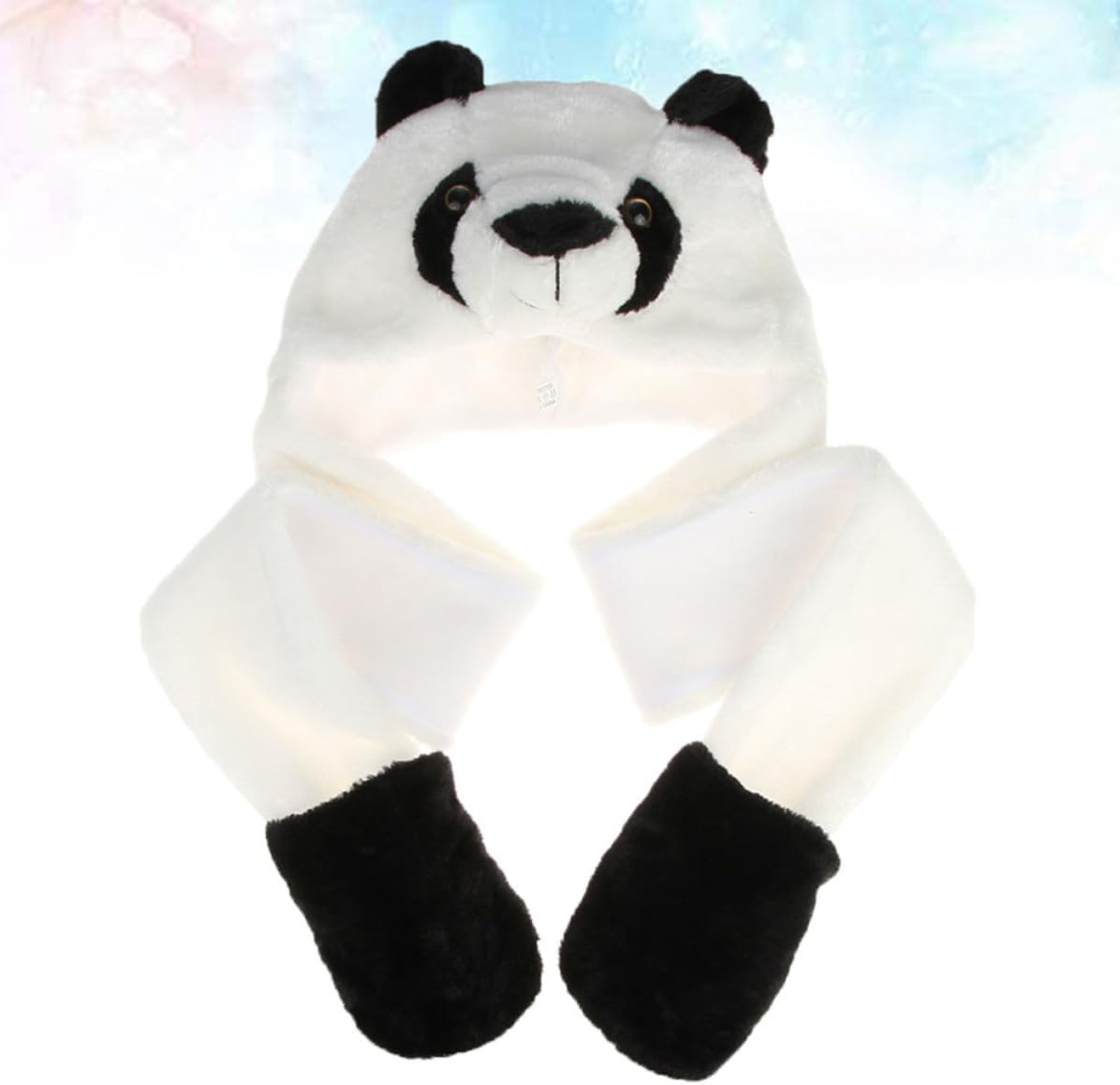 Panda Animal Shape Warm Hat for Ear Protector Multi