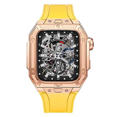 Kit mod métallique en fibre de carbone luxe pour Apple Watch Ultra style unique