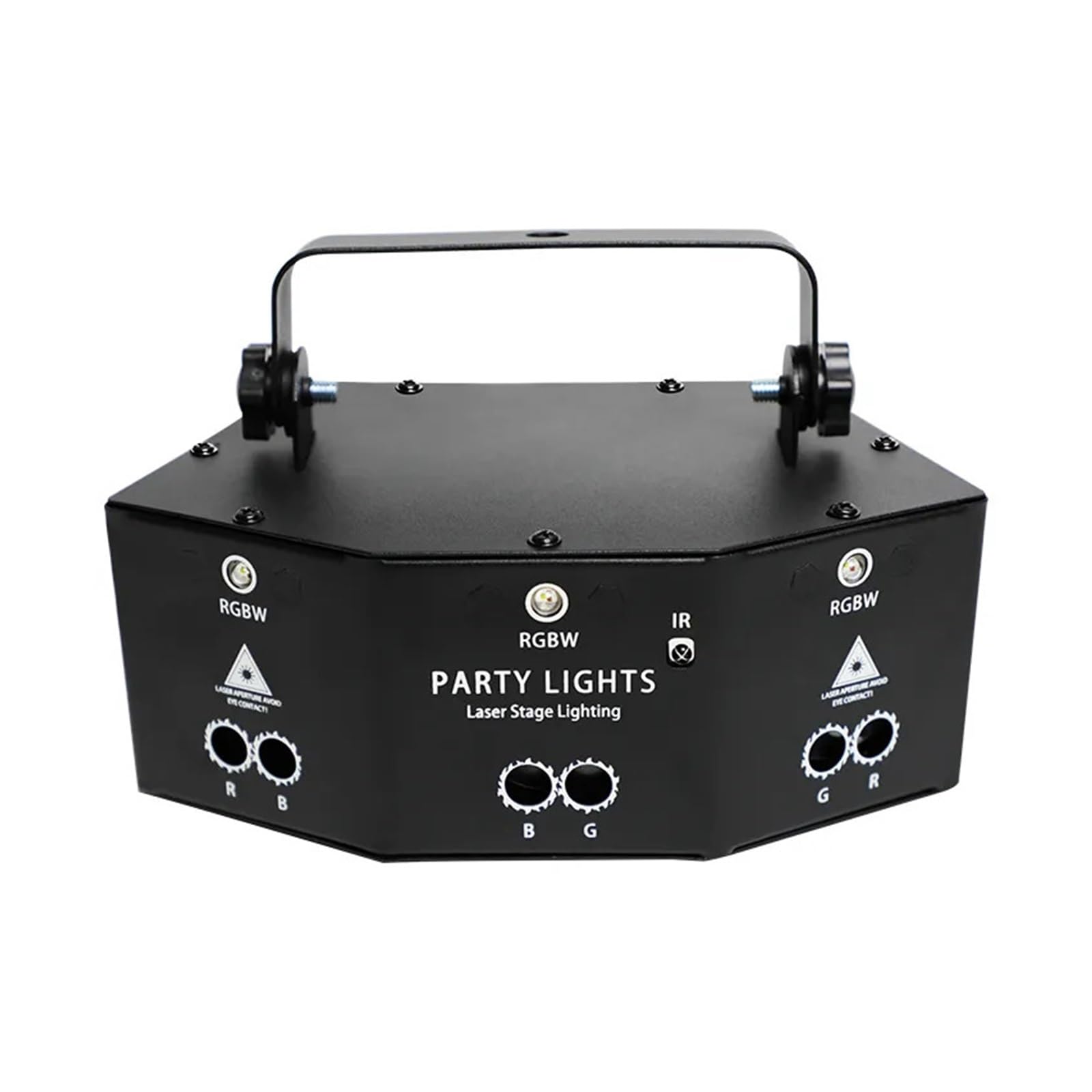 Luces para Fiestas, Proyector de 9 ojos RGB, luz for fiesta de Navidad, Control remoto, luces for discoteca, decoración, DJ, bola de discoteca de Halloween