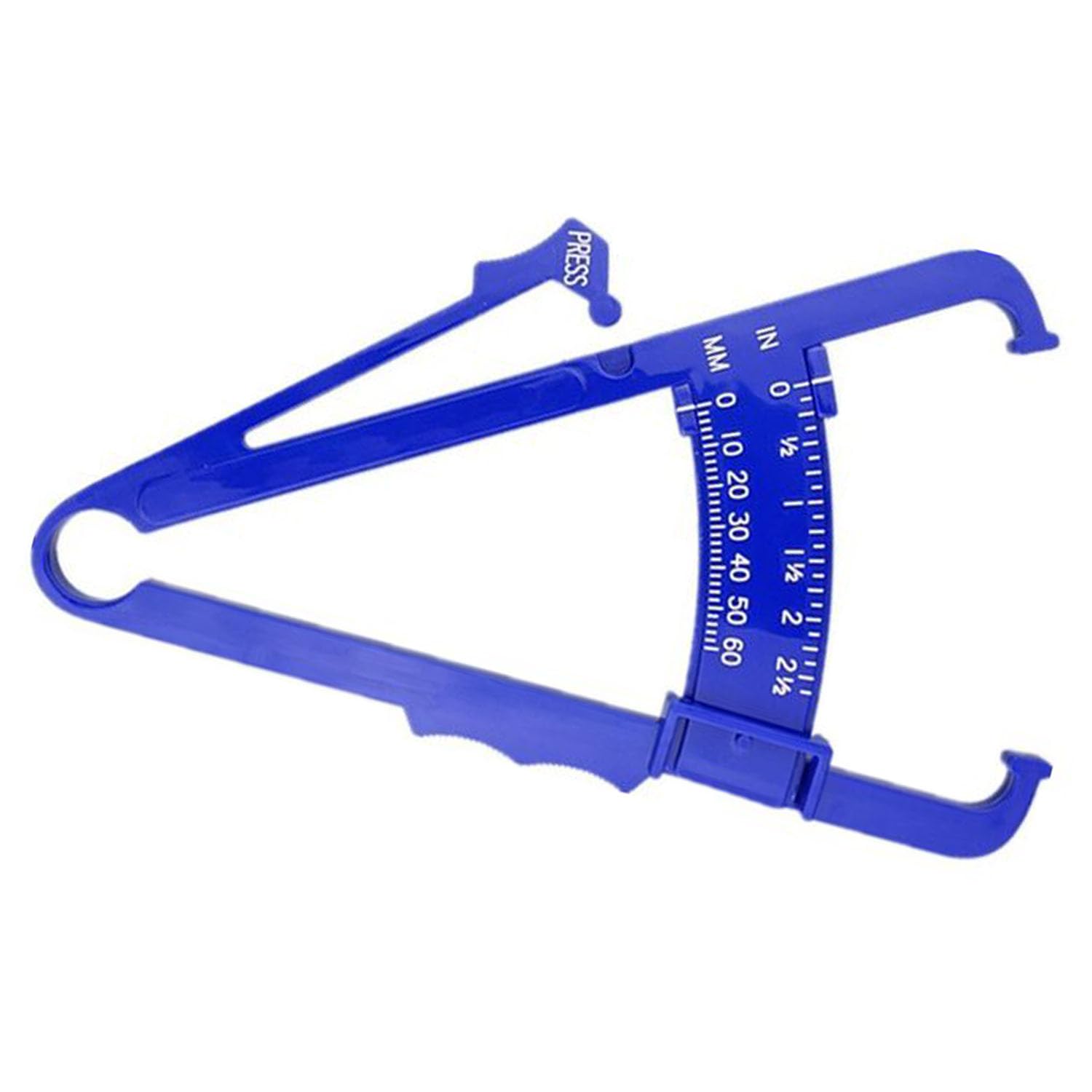 Right Gear Personal Bodyfat Testing with Skinfold Calipers. Body Fat Calliper to Measure Your Body Fat (Blue)