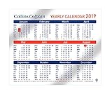 calendarios para imprimir 2019 venezuela 12 meses a simple vista. Collins CDS1 - Calendario anual, A4, 2019