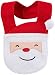 Carter's Unisex Baby Holiday Bib (Baby) - Santa - One Size
