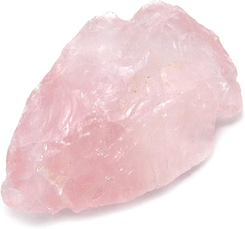 Punta de flecha de cuarzo rosa