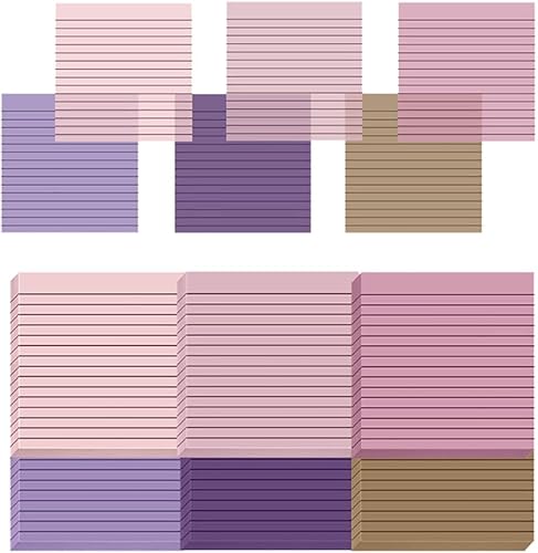 Miniatura 3 de 300 hojas de notas adhesivas transparentes con forro translúcido de 2.992 x 2.992 in, notas autoadhesivas transparentes transparentes para