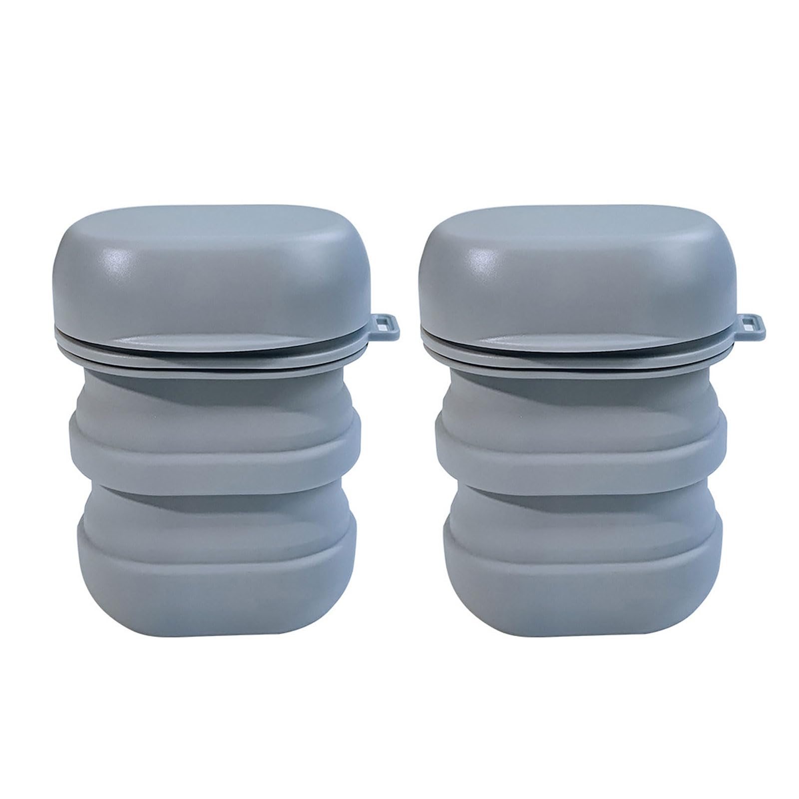hogtnd 2 x Multifunctional Silicone Soap Holder, Space-Saving, for Home, Outdoor, Soap Dish, Leak-Proof, Foldable