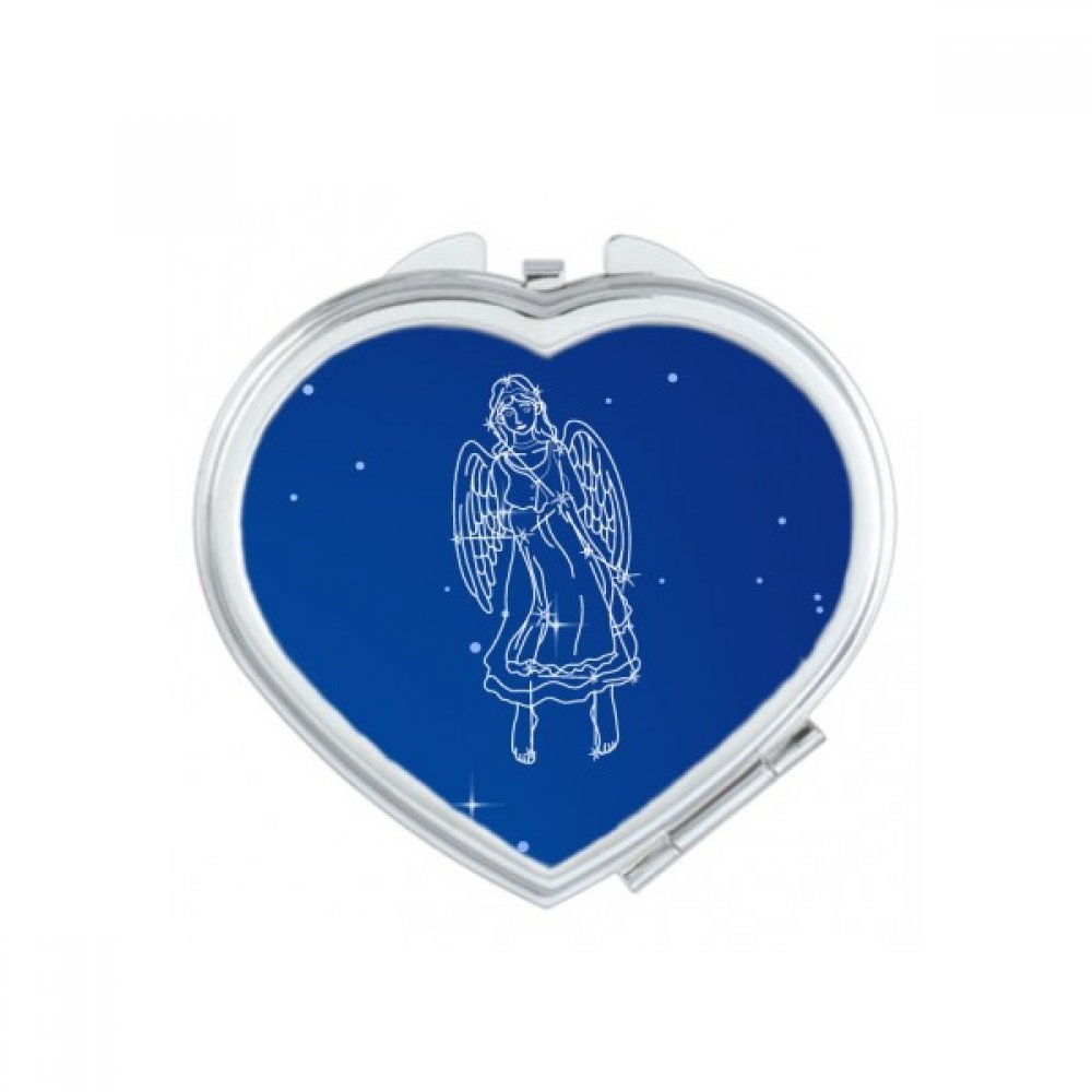 Cadeau portable à la main constellation Vierge motif cœur anniversaire amie mignon et utile
