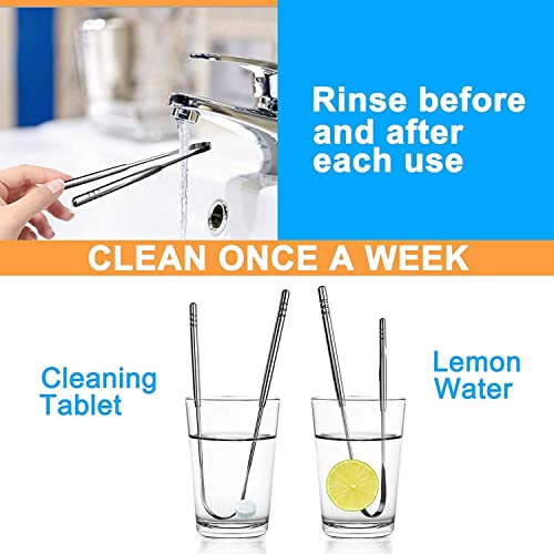 Tongue Scraper, 3 Pack Reduce Bad Breath, 100% (Medical Grade) Stainless Steel Tongue Cleaners, Metal Tongue Scrapers, Tongue Brush For Adults - Fresher Breath In Seconds (4) #TOP5