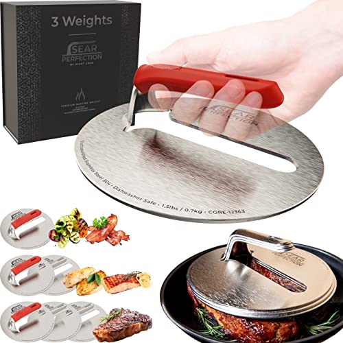 Stackable Stainless Steel Steak Weights