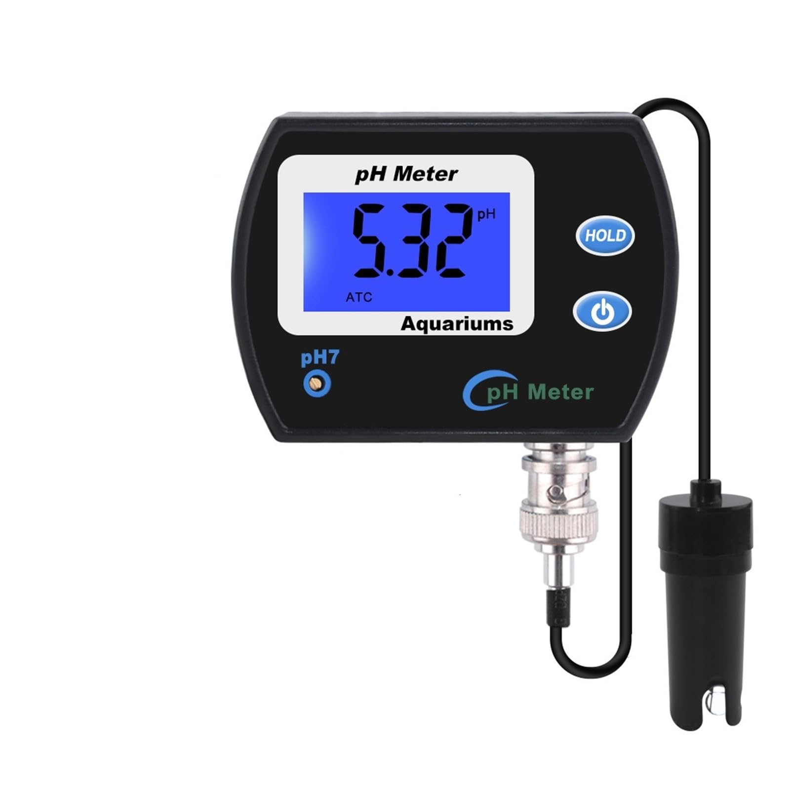 JVDDI Professional Accurate PH Meter for Aquarium Multi-Parameter Water Quality Monitor