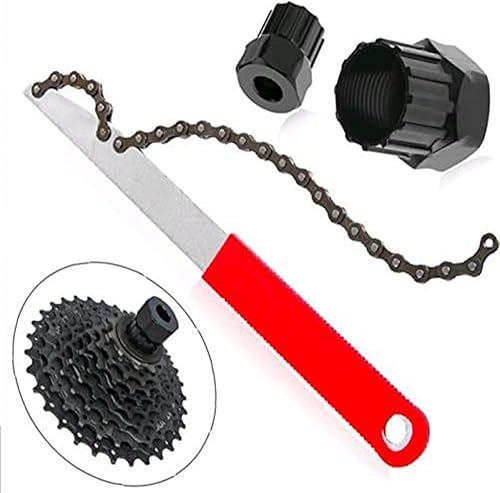 Miniatura 3 de Kit de herramientas de extracción de casete de bicicleta, 3 herramientas de látigo de cadena de bicicleta con anillo de bloqueo de casete para